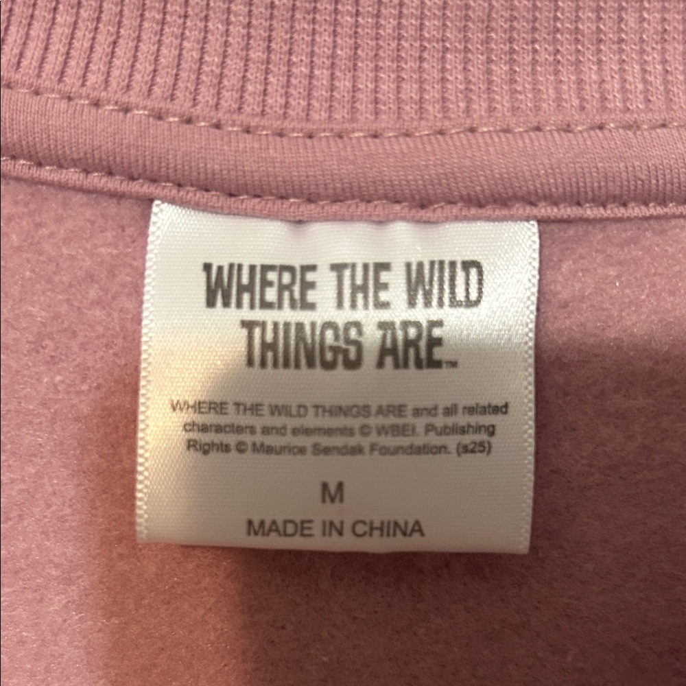 Wild Graphic Mauve Sweatshirt - Picture 3 of 3